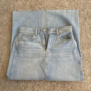 Madewell denim skirt